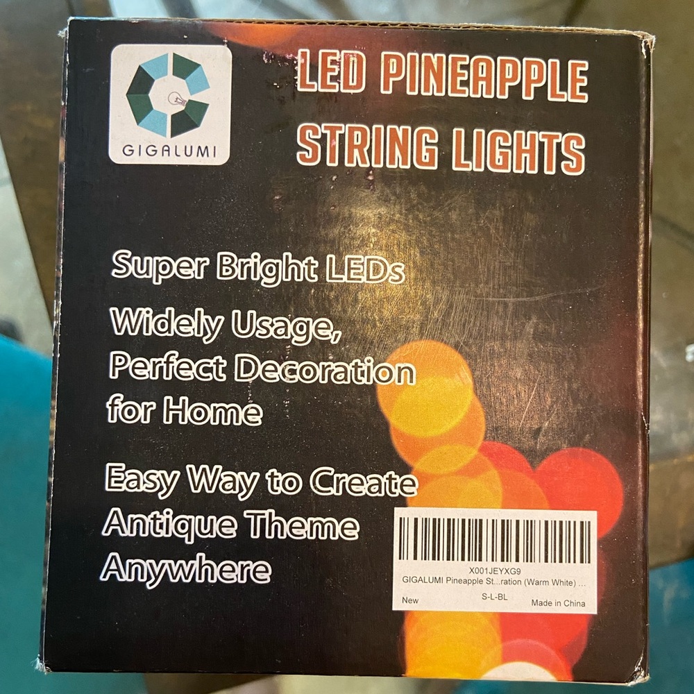 Pineapple string lights - Picture 3 of 4